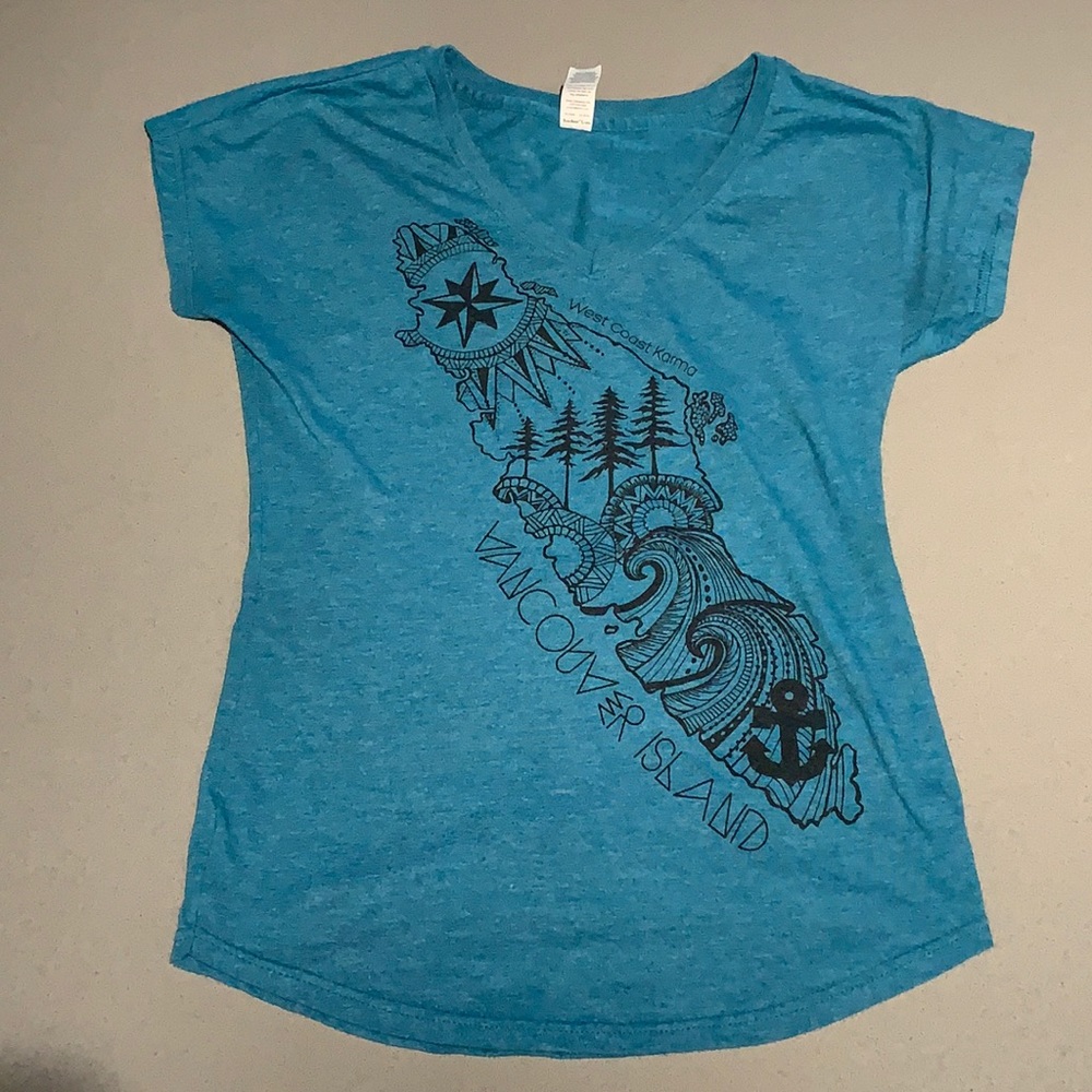 West Coast Karma Women’s V neck tee